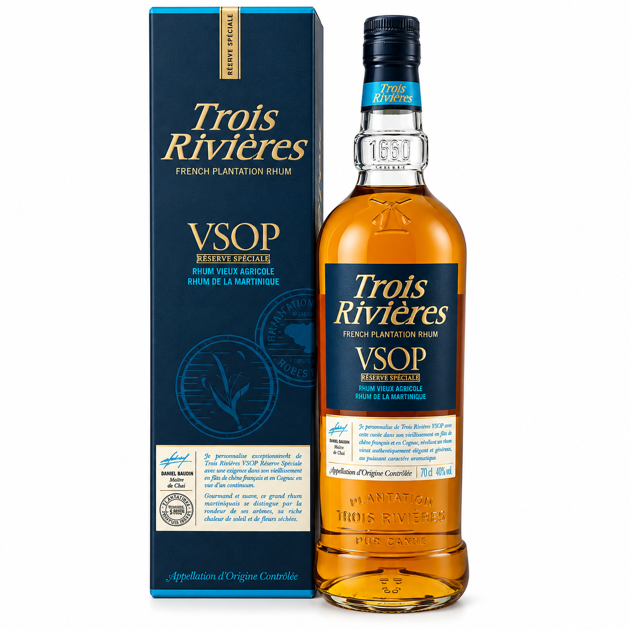 3 RIVIERES VSOP RESERV SPEC 40% 70CL